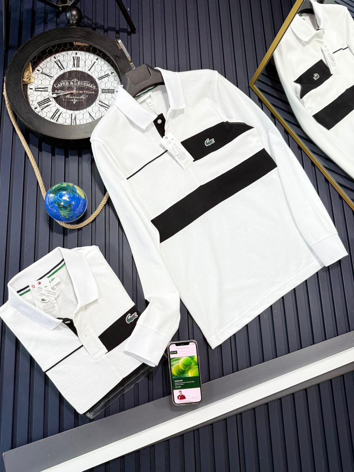 LACOSTE BEYAZ T-SHIRT